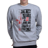 Unisex Skilled At Violence Sweatshirt Style001