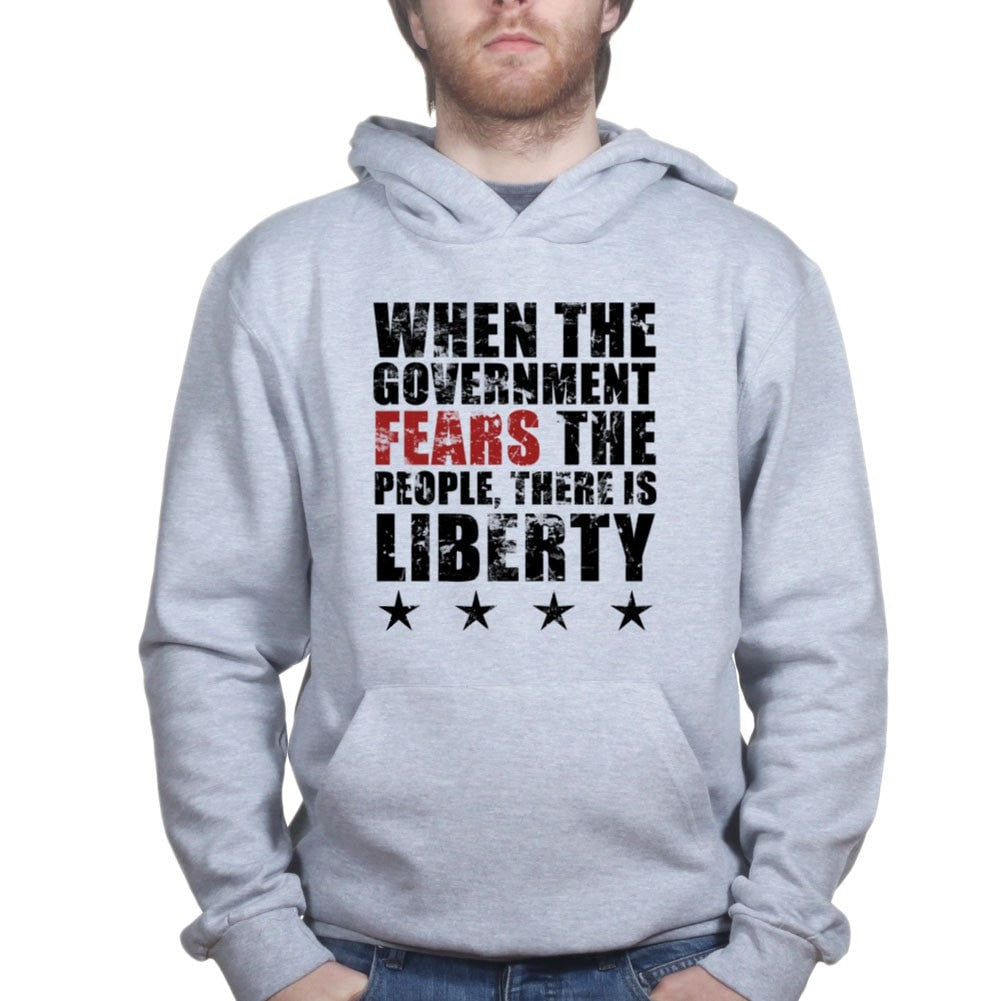 When Government Fears Mens Hoodie