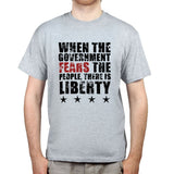 When Government Fears Mens Tshirt Style001