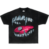 Neniom Grillz Happy Perc Boxy Garment-Dyed Tee Streetwear Y2K