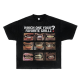 Favorite Grillz ? Boxy Vintage Shirt Streetwear Y2K