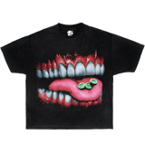 Neniom Grillz Tablets Boxy Garment-Dyed Tee Streetwear Y2K
