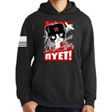 NIET Grumpy Russian Cat Hoodie
