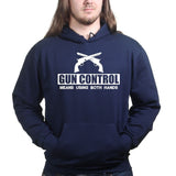 Unisex Gun Control Using Both Hands Hoodie Style001
