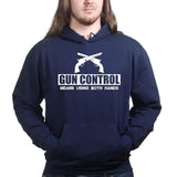 Unisex Gun Control Using Both Hands Hoodie