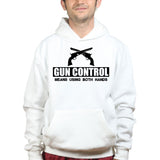 Unisex Gun Control Using Both Hands Hoodie Style001