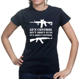 Gun Control Ladies T-shirt Style001