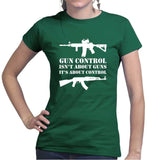 Gun Control Ladies T-shirt Style001
