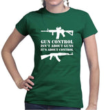 Gun Control Ladies T-shirt