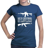 Gun Control Ladies T-shirt Style001