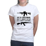 Gun Control Ladies T-shirt Style001