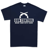 Men's Gun Control Using Both Hands T-shirt