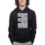 Armed Defence Irony Hoodie Style001