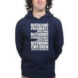 Armed Defence Irony Hoodie Style001