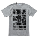 Armed Defence Irony Men's T-shirt Style001
