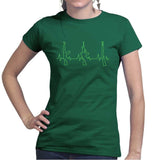 Gun Heartbeat Ladies T-shirt Style001