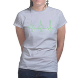 Gun Heartbeat Ladies T-shirt Style001