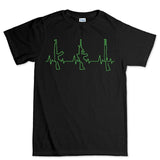 Gun Heartbeat Men's T-shirt