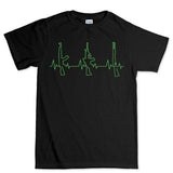 Gun Heartbeat Men's T-shirt Style001