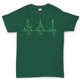 Gun Heartbeat Men's T-shirt