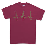 Gun Heartbeat Men's T-shirt