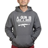 Unisex Guns & Beer Hoodie Style001