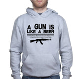 Unisex Guns & Beer Hoodie Style001