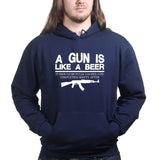 Unisex Guns & Beer Hoodie Style001