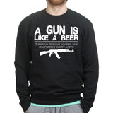 Unisex Guns & Beer Sweatshirt Style001
