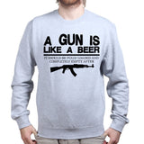Unisex Guns & Beer Sweatshirt Style001
