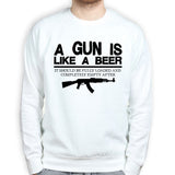 Unisex Guns & Beer Sweatshirt Style001