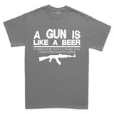Men's Guns & Beer T-shirt Style001