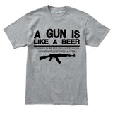 Men's Guns & Beer T-shirt Style001