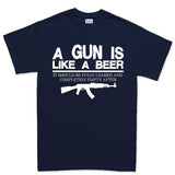 Men's Guns & Beer T-shirt Style001