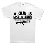 Men's Guns & Beer T-shirt Style001