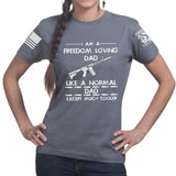 Gun Dad Ladies T-shirt