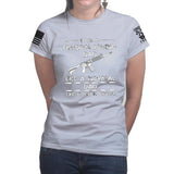 Gun Dad Ladies T-shirt Style001