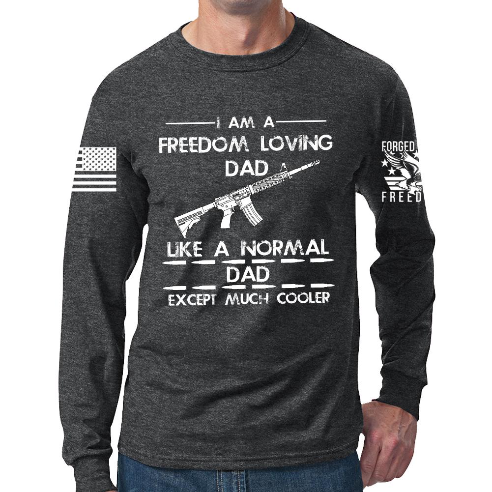 Gun Dad Long Sleeve T-shirt Style001