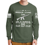 Gun Dad Long Sleeve T-shirt Style001