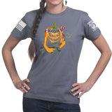 Ladies Tactical Pumpkin T-shirt Style001