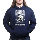 Unisex Gun Enemies Hoodie Style001