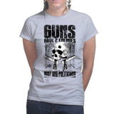 Ladies Gun Enemies T-shirt Style001