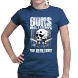 Ladies Gun Enemies T-shirt Style001