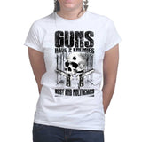Ladies Gun Enemies T-shirt Style001