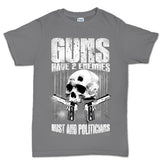 Men's Gun Enemies T-shirt Style001
