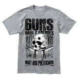 Men's Gun Enemies T-shirt Style001