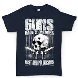 Men's Gun Enemies T-shirt Style001