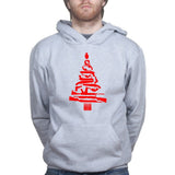 Guns Christmas Tree Mens Hoodie