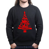 Guns Christmas Tree Mens Sweatshirt Style001