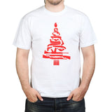 Guns Christmas Tree Mens T-shirt